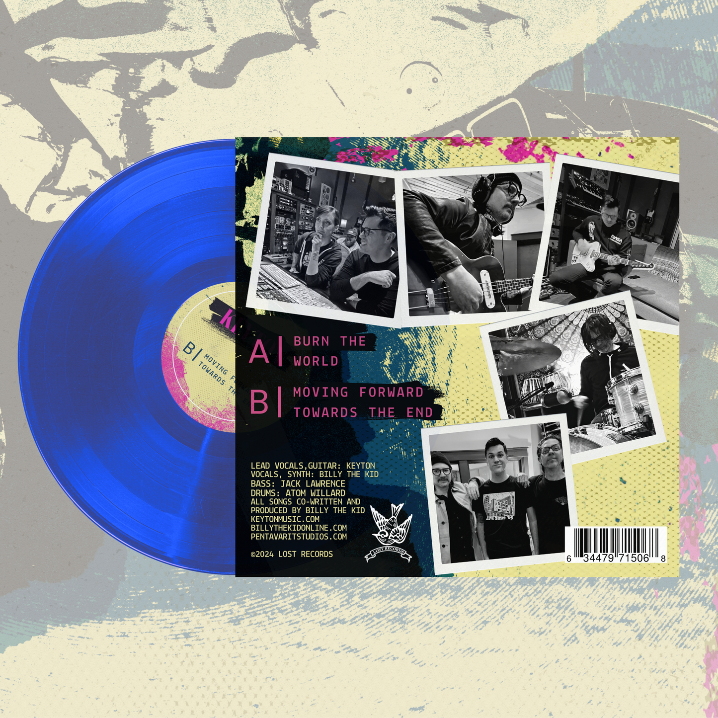 Calling All Cars Vinyl - Translucent Blue